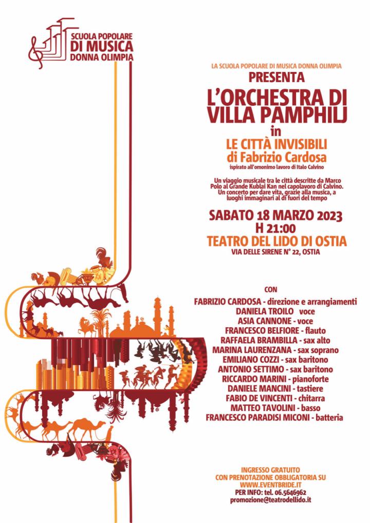 LE CITTA' INVISIBILI - TEATRO LIDO di OSTIA 18/3/23