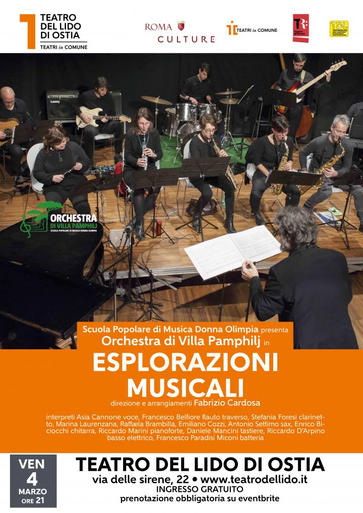 orch di VILLA PAMPHILI  - TEATRO LIDO di OSTIA 4/3/22
